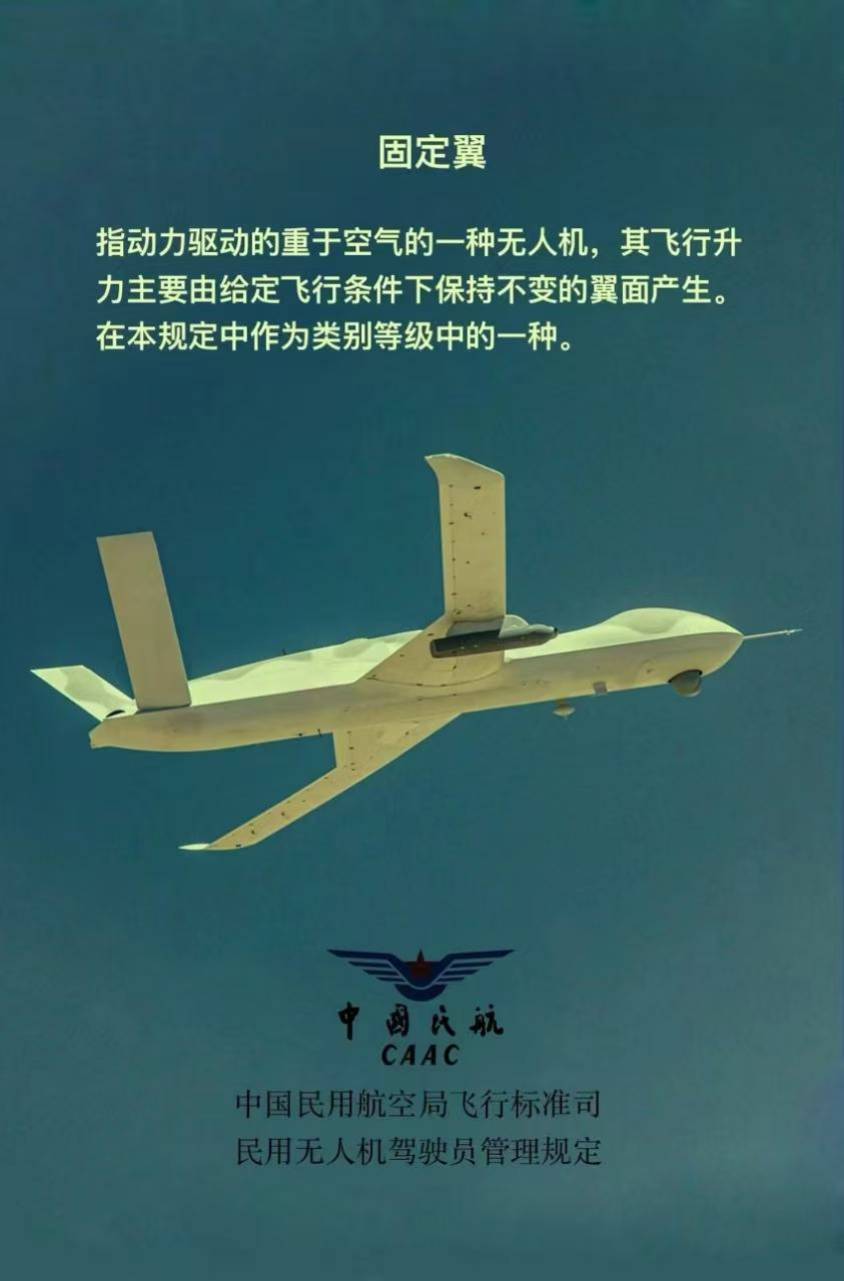 直升机是指一种重于空气的无人机,其飞行升力主要由在垂直轴上一个或多个动力驱动的旋翼产生,其运动状态改变的操纵一般通过改变旋翼桨叶角来实现。在本规定中作为类别等级中的一种。